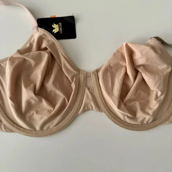 Wacoal Comfortable Cool Underwire Bra size 36 DD Color Sand - Picture 5 of 12